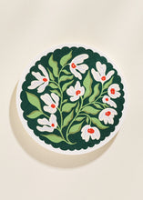 Load image into Gallery viewer, Coaster with floral design on a beige background