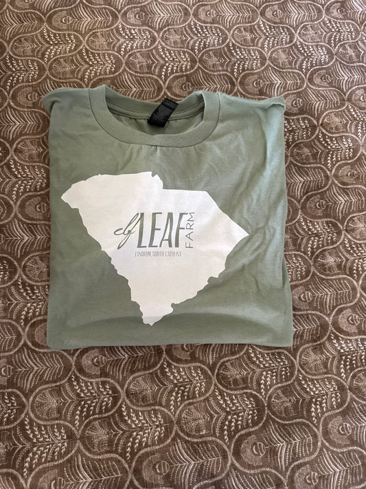 Green Staff Tee Shirt with "ELF" on  the back