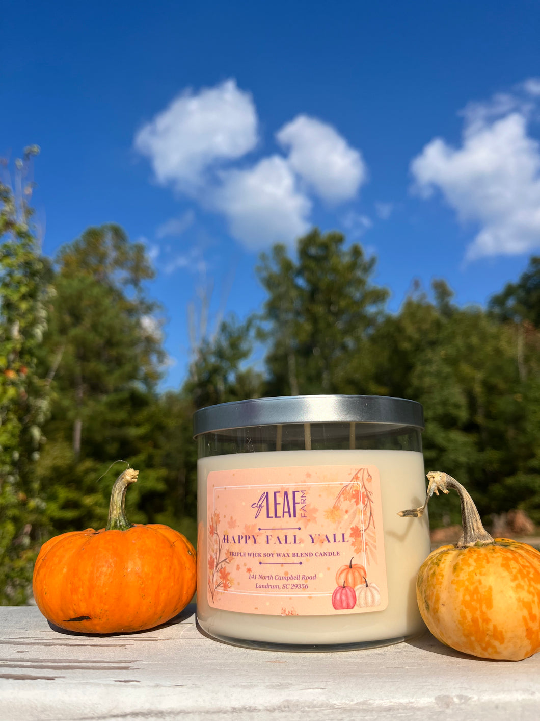 Happy Fall Y'all Candle