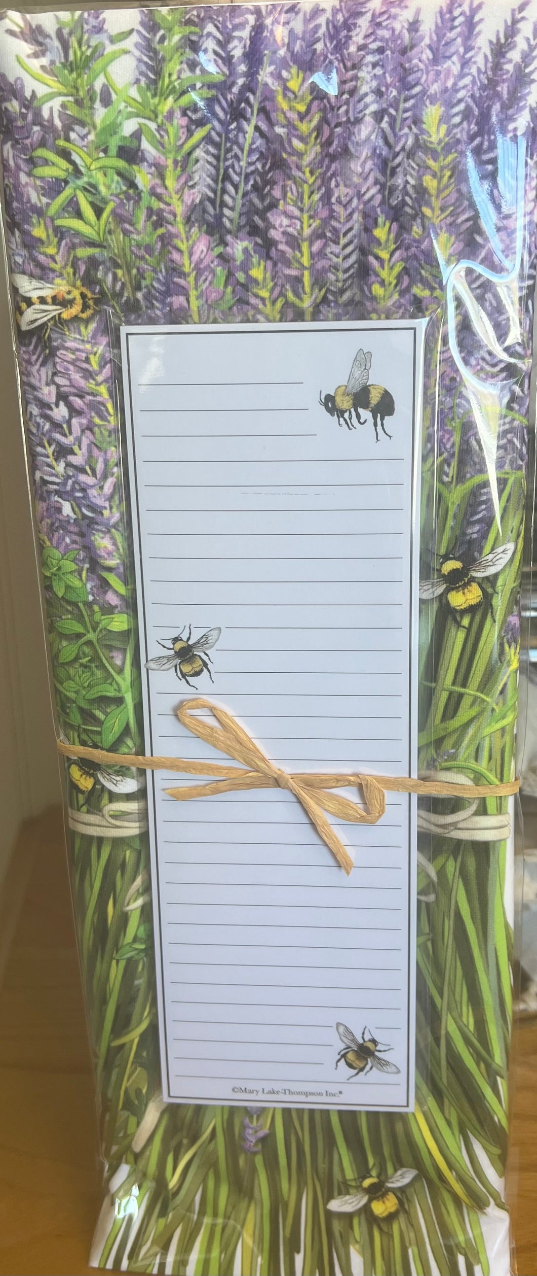Lavender Beehive Notepad Set