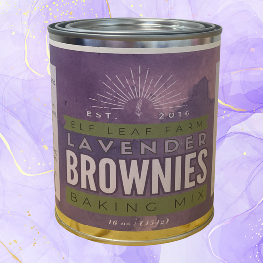 Lavender Brownies Baking Mix