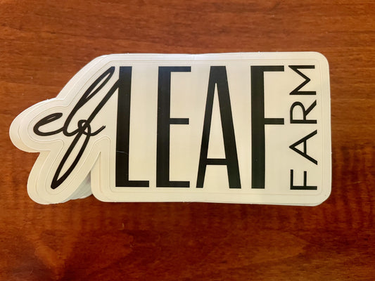Elf Leaf Farm Sticker