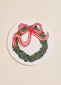 Holiday Wreath Coasters (Set of 4)