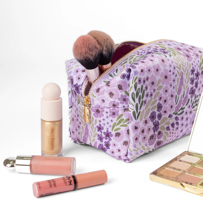 Lavender & Lilac Cosmetic Bag