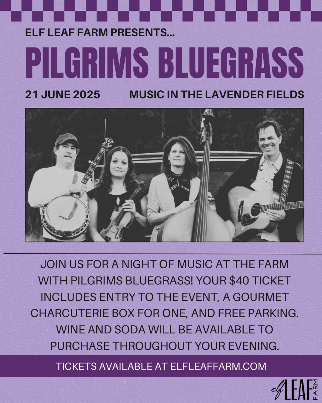 Saturday, June 21st: Pilgrims Bluegrass