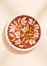Load image into Gallery viewer, Pumpkin Spice Floral Scalloped Coasters (Set of 4)
