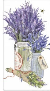 Herb Jar-Lavender Bagged Towel